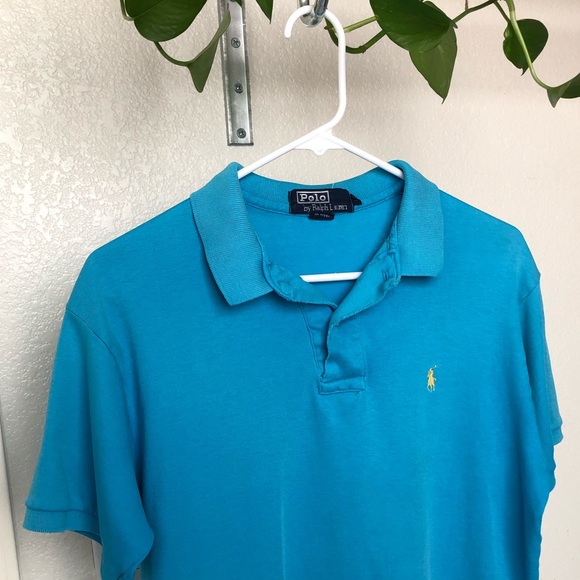 Men’s Sky Blue Ralph Lauren Polo - Picture 2 of 5